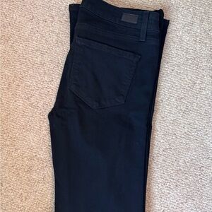 PAIGE Black Skyline Boot Cut Jeans